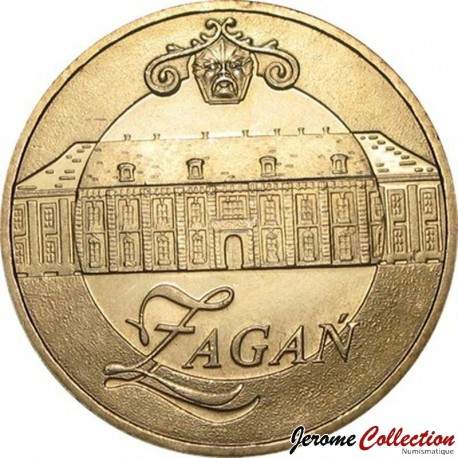 POLOGNE - PIECE de 2 ZLOTE - Villes de Pologne: Zagan - 2006