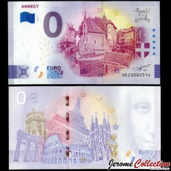BILLET TOURISTIQUE - ZERO 0 EURO - FRANCE - ANNECY - UEZS - 2024-3 – N429707 – JeromeCollection