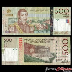 HAITI - Billet de 500 Gourdes - Alexandre Sabès Pétion / Fort Jacques - 2021 – P277h – JeromeCollection