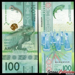 ARUBA - Billet de 100 Florin - Iguane vert - 01.01.2019 – P24 – JeromeCollection