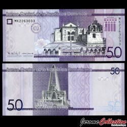 REPUBLIQUE DOMINICAINE - Billet de 50 PESOS - Cathédrale Santa Maria la Menor - 2020 – P189f – JeromeCollection