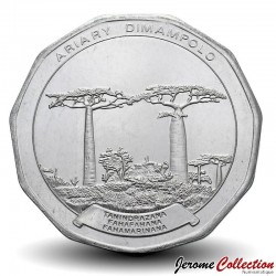 MADAGASCAR - PIECE de 50 Ariary - Baobabs - 1996