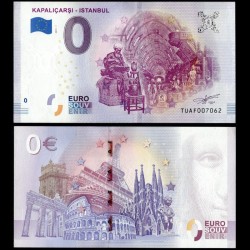 BILLET TOURISTIQUE - ZERO 0 EURO - TURQUIE - KAPALIÇARŞI / Grand Bazar d'Istanbul - TUAF - 2019-1 – N362957 –