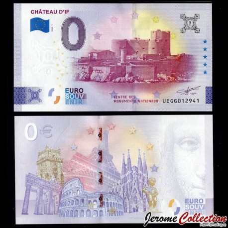 BILLET TOURISTIQUE - ZERO 0 EURO - FRANCE - LE CHATEAU D'IF - UEGG - 2024-1 – N382523 – JeromeCollection