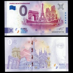 BILLET TOURISTIQUE - ZERO 0 EURO - FRANCE - PARIS MONTPARNASSE - UEAE - 2024-6 – N352394 – JeromeCollection