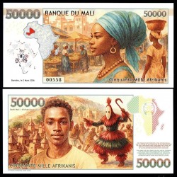 MALI - Billet de 50000 Afrikanis - 02.03.2026 – Mali_50000 – JeromeCollection
