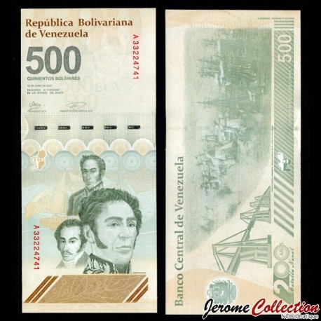 VENEZUELA - Billet de 500 Bolivares Digitales - 200 ans de la Bataille de Carabobo - 12.06.2025 – P121b –