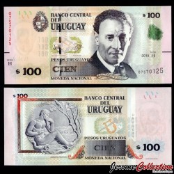 URUGUAY - Billet de 100 Pesos Uruguayos - Eduardo Fabini - H - 2019