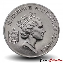 GUERNESEY (île de) - PIECE de 2 Pounds - 50e anniversaire de la libération des îles Anglo-Normandes - 1995