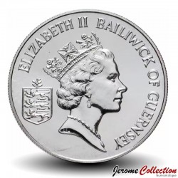GUERNESEY (île de) - PIECE de 2 Pounds - XIIIe Jeux du Commonwealth - 1986