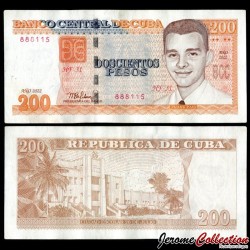 CUBA - Billet de 200 Pesos - Frank Isaac País García - 2022 – P130f – JeromeCollection