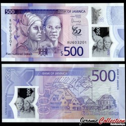 JAMAIQUE - Billet de 500 Dollars - 60 ans d'indépendance - Polymer - 01.06.2022 – P98 – JeromeCollection
