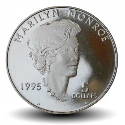 ILES MARSHALL - PIECE de 5 Dollars - Marilyn Monroe - 1995 – Km253 – JeromeCollection