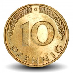 ALLEMAGNE DE L'OUEST / DDR / RFA - PIECE de 10 Pfennig - A - 1990 – Km134 – JeromeCollection