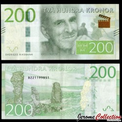 SUEDE - Billet de 200 Couronnes - Ingmar Bergman - 2014 – P72 – JeromeCollection