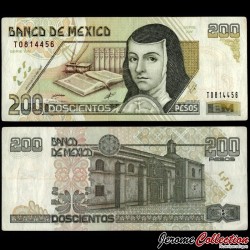 MEXIQUE - Billet de 200 Pesos - Sor Juana Inés de la Cruz - SERIE AW - 23.04.1999 – P109d – JeromeCollection