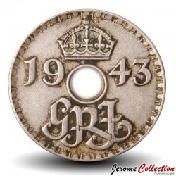 NOUVELLE GUINEE - PIECE de 6 Pence - George VI - 1943 – Km9 – JeromeCollection