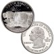 ETATS UNIS / USA - PIECE de 25 Cents (Quarter States) - Nord Dakota - 2006 - Belle Epreuve (BE) - S – Km385 –