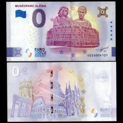 BILLET TOURISTIQUE - ZERO 0 EURO - FRANCE - MUSÉOPARC ALÉSIA [PATCH HOLO OR] - UEEG - 2026-4 – N596216 –