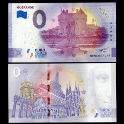 BILLET TOURISTIQUE - ZERO 0 EURO - FRANCE - GUERANDE - [VERSION ANNIVERSARY] UEBZ - 2021-1 – N322137 – JeromeCollection