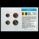 GUINEE - SET / LOT de 4 PIECES - 1 5 10 25 FRANCS - 1985 / 1987 en BLISTER – Km52 53 56 60 – JeromeCollection