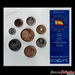 ESPAGNE - SET / LOT de 8 Pieces - 1 5 10 25 50 100 200 500 Pesetas - 1983 / 1997 – Km824 831 832 833 903 936 962 985 –