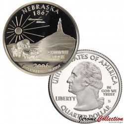 ETATS UNIS / USA - PIECE de 25 Cents (Quarter States) - Nebraska - – Km383 – JeromeCollection