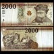 HONGRIE - Billet de 2000 Forint - 2020 – P204b – JeromeCollection