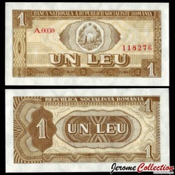 ROUMANIE - Billet de 1 Leu - 1966 – P91a(2) – JeromeCollection