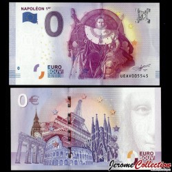 BILLET TOURISTIQUE - ZERO 0 EURO - FRANCE - NAPOLEON 1er - UEAV - 2016-1 – N229197 – JeromeCollection