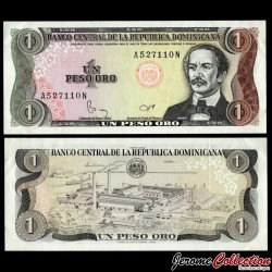 REPUBLIQUE DOMINICAINE - Billet de 1 PESO ORO - 1984 – P126a – JeromeCollection
