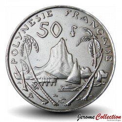 TAHITI / POLYNÉSIE FRANÇAISE - PIECE de 50 Francs - Port de Moorea - 2019 – Km13a – JeromeCollection