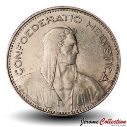 SUISSE - PIECE de 5 Francs - Guillaume Tell / Tête de Berger - 2010 – Km40 – JeromeCollection
