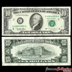 ETATS UNIS / USA - Billet de 10 Dollars - Alexander Hamilton - C(3) Philadelphia - 2003 – P499C – JeromeCollection
