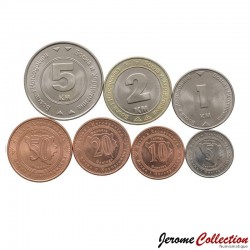 BOSNIE - SET / LOT de 6 PIECES de 5 10 20 50 FENINGA 1 2 MARK - 2022 / 2025