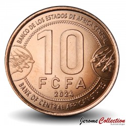 AFRIQUE CENTRALE - PIECE de 10 FRANCS CFA - 2024