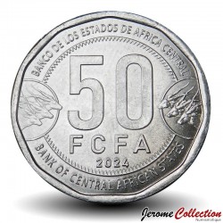 AFRIQUE CENTRALE - PIECE de 50 FRANCS CFA - 2024