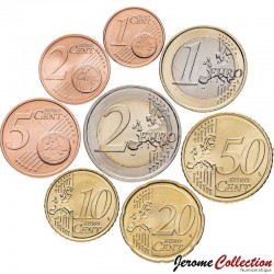 LITUANIE - SET / LOT de 8 PIECES de 1 2 5 10 20 50 Centimes - 1 2 Euros - 2015