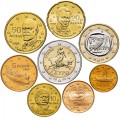 GRECE - SET / LOT de 8 PIECES de 1 2 5 10 20 50 Centimes - 1 2 Euros - 2008 – Km180 181 182 183 184 185 186 187 –