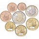 ESPAGNE - SET / LOT de 8 PIECES de 1 2 5 10 20 50 Centimes - 1 2 Euros - 2025 – Km1144 1145 1146 1147 1148 1149 1327