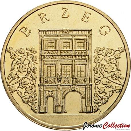 POLOGNE - PIECE de 2 ZLOTE - Villes de Pologne: Brzeg - 2007