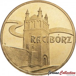 POLOGNE - PIECE de 2 ZLOTE - Villes de Pologne: Racibórz - 2007