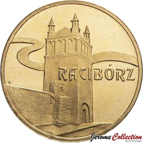 POLOGNE - PIECE de 2 ZLOTE - Villes de Pologne: Racibórz - 2007