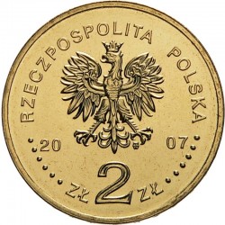 POLOGNE - PIECE de 2 ZLOTE - 75 ans du cassage du code Enigma - 2007