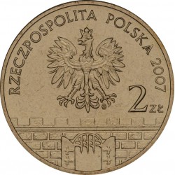 POLOGNE - PIECE de 2 ZLOTE - Villes de Pologne : Gorzow Wielkopolski - 2007