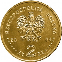 POLOGNE - PIECE de 2 ZLOTE - 100 ans de l'école des beaux arts de Varsovie - 2004
