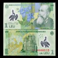 ROUMANIE - Billet de 1 Leu - Polymer - 2017