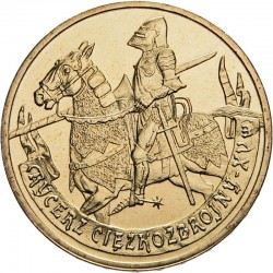 POLOGNE - PIECE de 2 ZLOTE - Histoire de la Cavalerie Polonaise : La cavalerie montée - 2007