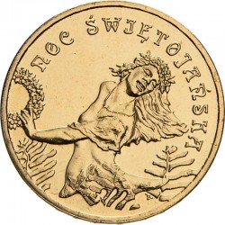 POLOGNE - PIECE de 2 ZLOTE - La nuit de saint jean - 2006