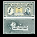 ÎLES JASON / MALOUINES - Billet de 50 Pence - Manchot de Humboldt - 1979